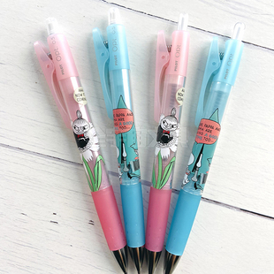 现货日本百乐sunstar太阳星姆明亚美限定opt圆珠笔中油笔自动铅笔
