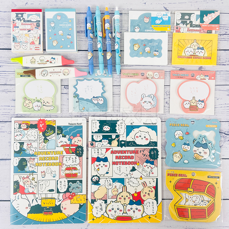 日本sunstar吉伊卡哇冒险日记漫画系列便签文件夹 chiikawa第12弹