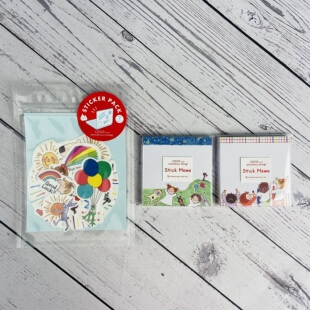 【10%off】日本Greetinglife coco酱20周年手账方形便签本 贴纸