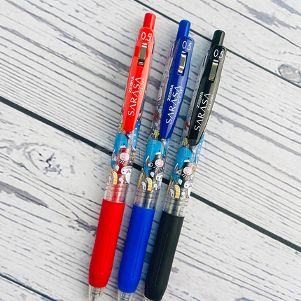 日本zebra斑马SARASA水族馆限定JJ15按动中性笔0.5