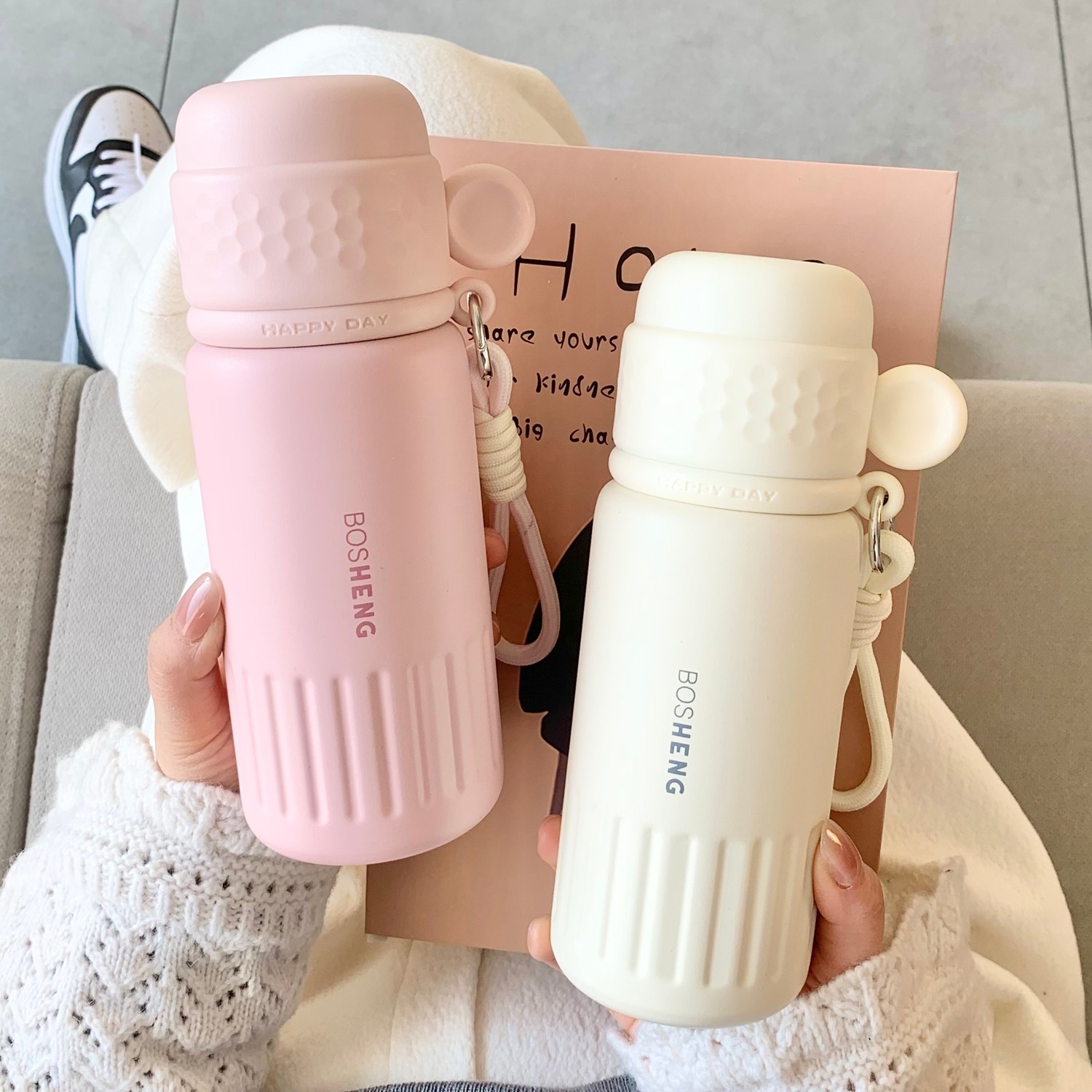 简约316保温杯女生2026新款高颜值便携带盖水杯女士吸管双饮杯子,餐饮具,保冷/保温杯,淘宝优惠券,粉丝福利购,淘宝优惠卷