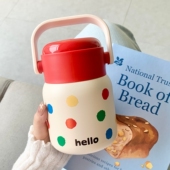 316焖烧杯不锈钢保温饭盒桶便携水杯ins高颜值焖粥罐早餐杯牛奶杯