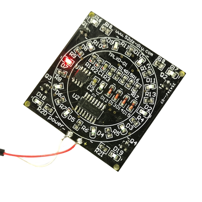 diyne555元件跑马流水灯电路板