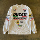 300克重磅！长袖潮牌T恤百搭韩版宽松圆领日系印花爆款上衣高级感