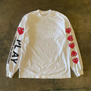 长袖 原宿风上衣个性 t恤 嘻哈简约cleanfit休闲圆领新款 300克重磅