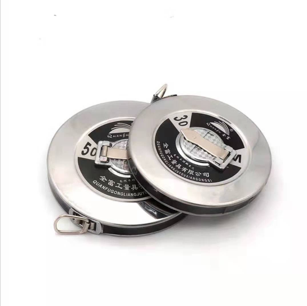 源头厂家一手货源销售20米30米50米钢卷尺便携式圆盘卷尺