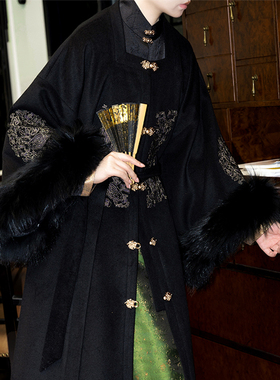 裳宫语【香缕金】明制汉服新中式加厚贵气羊毛方领袄马面裙2025冬