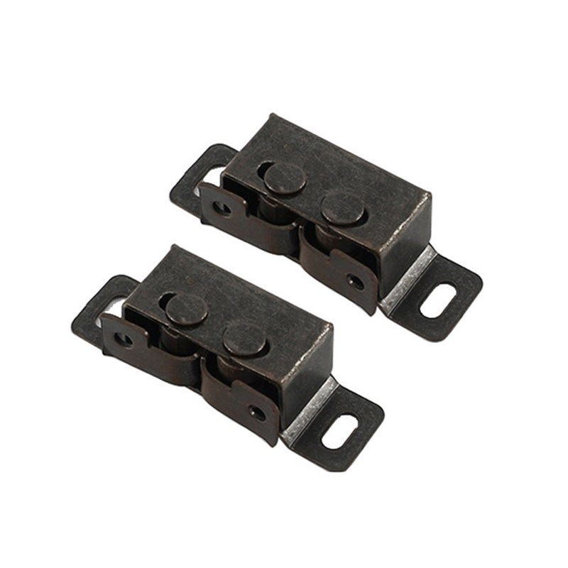 仿古卡式碰珠h衣柜橱柜门弹簧碰锁老式家具门碰五金家具配件