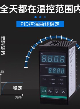 智能温控器数显表CH102 CH402 CH702 CH902智能温控仪输入D短壳