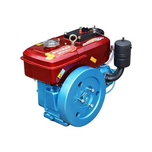 中国常州R170水冷柴油机 船用农用F单杠水冷电启动4马力手摇发动