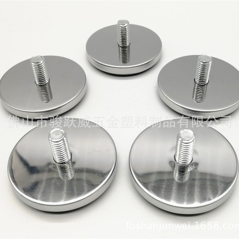 直径50mm不锈钢平面r调节脚垫桌椅职员办公椅脚垫可调整高低 地脚