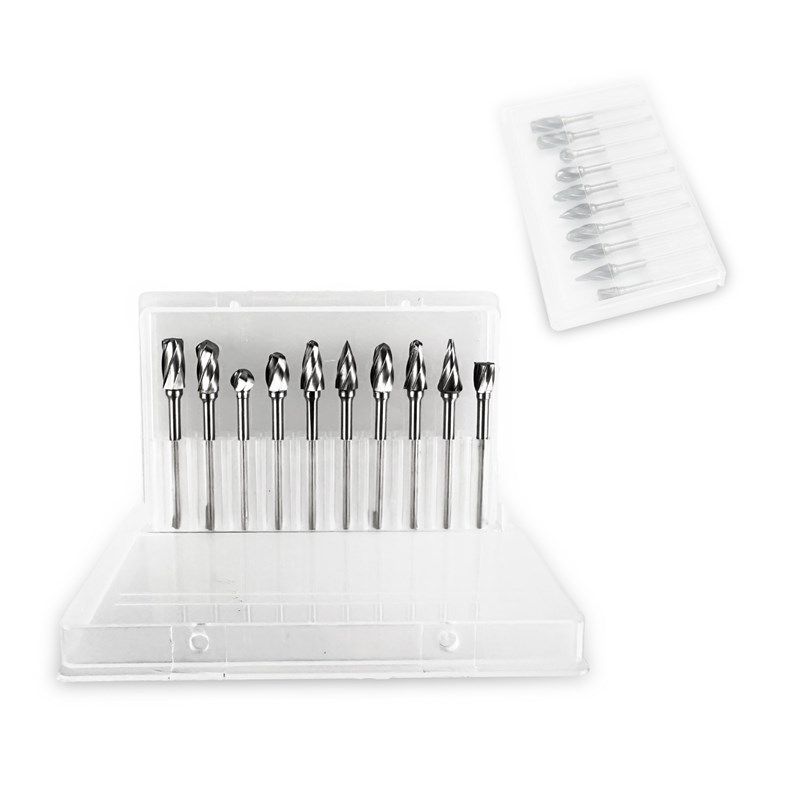 钨钢旋转锉单双纹钨钢t磨头电磨用模具木工工具单双纹旋转锉