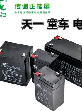 SAIKED儿童电动车正品电瓶创耐