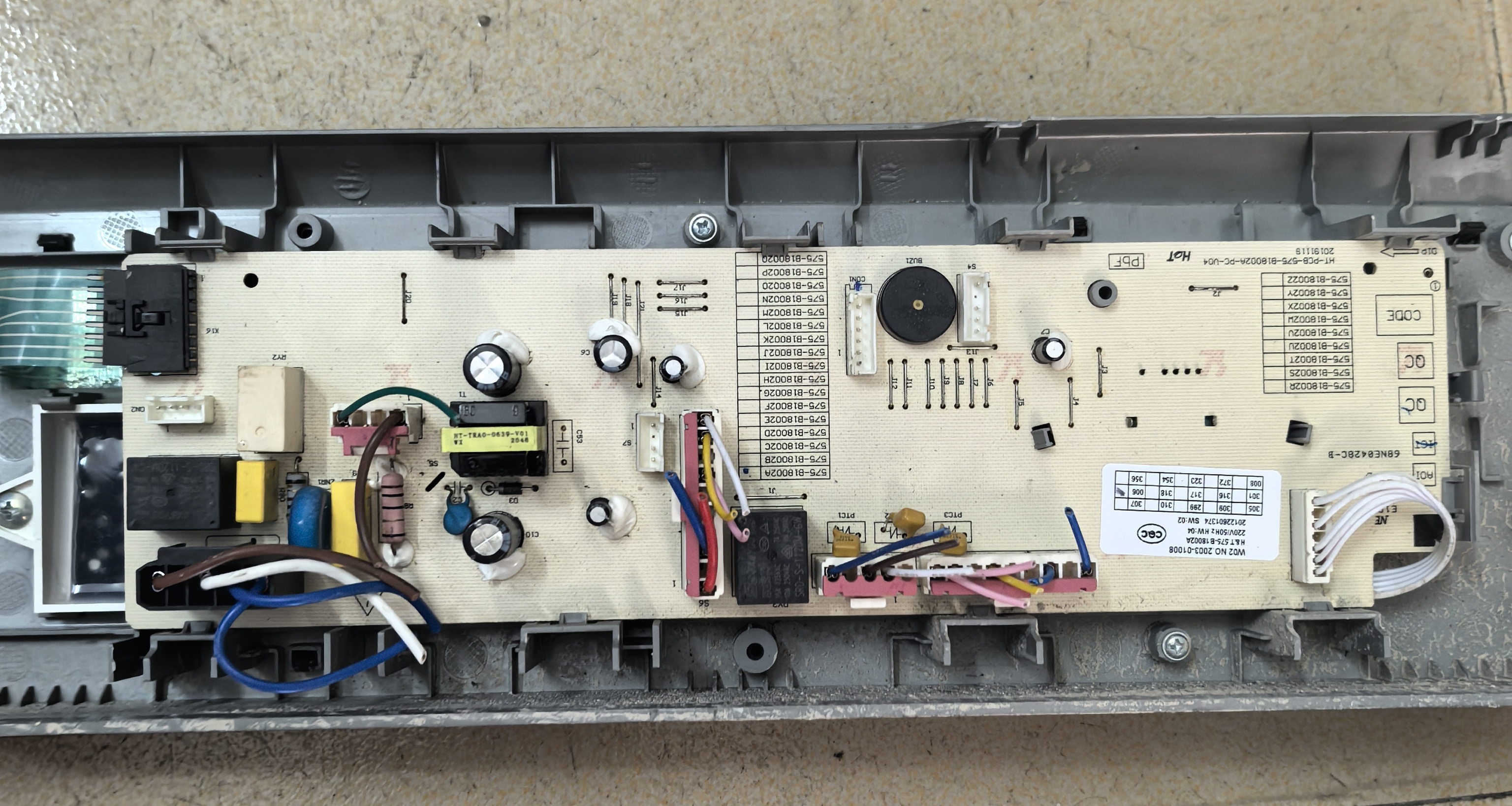 适用于伊莱克斯滚筒洗衣机ZWW14103WR电脑板5041-00372电路主板