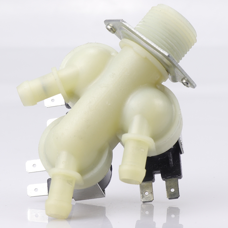 适用美的小天鹅滚筒洗衣机三头进水阀FPE005G进水阀一进三出阀