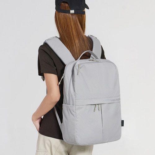 sun earth&u日本男女大容量休闲商务双肩包16寸电脑包学生旅行包