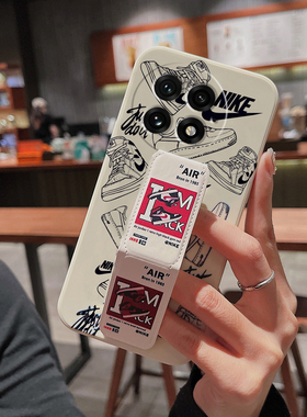 适用于一加15手机壳一加ace6/5至尊版全包硅胶ONEPLUS12折叠腕带ACE3Pro防摔磁吸支架ACE3V男女款个性潮牌