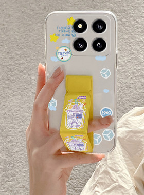 适用于小米17Ultra手机壳新款15Pro/14透明女款小米13Pro桌面支撑架小米12奶茶兔子12磁吸支架11折叠腕套软壳