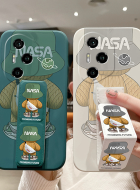 适用于荣耀500Pro手机壳400/300Ultra防摔男款荣耀200/100背包熊90磁吸支架80/70/60个性潮牌男女款折叠腕带