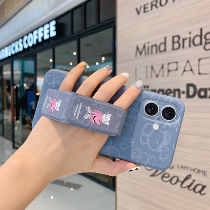 适用于OPPOFindX9Pro手机壳x8/7Ultra全包X6磁吸支架防摔K13turboPro折叠腕带Reno15/14/13/12硅胶软壳芝麻街