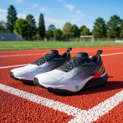 安踏火箭7Pro轻质透气男跑鞋