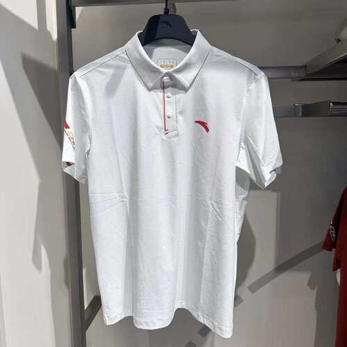 安踏短袖POLO衫男2026夏季新款商务翻领针织t恤运动上衣152637108