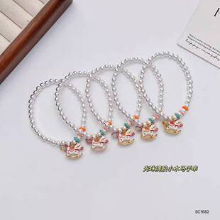 足银999精品小木马手链国潮小众百搭情人节礼物