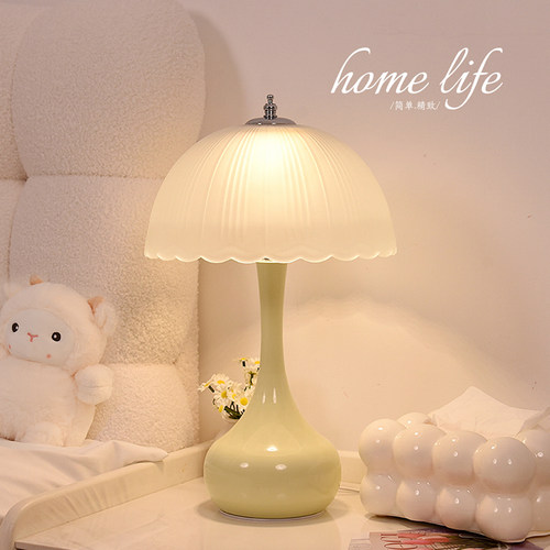 高级感！花瓶台灯卧室床头灯