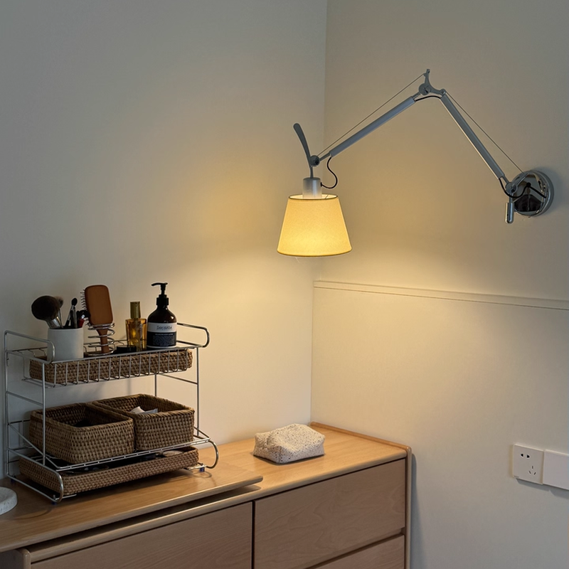 意大利Tolomeo摇臂伸缩设计师简约创意书房卧室床头阅读中古壁灯,家装灯饰光源,壁灯,淘宝优惠券,粉丝福利购,淘宝优惠卷