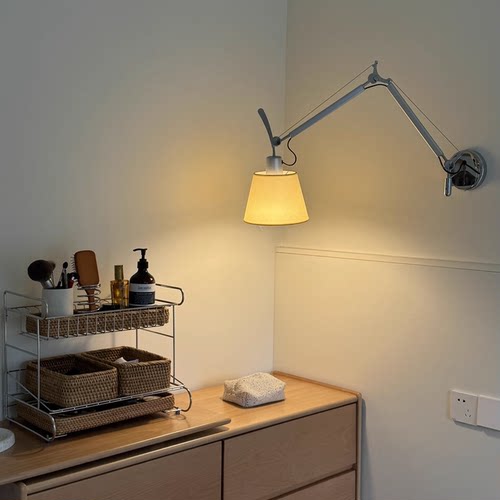 【原版品质】摇臂壁灯可插电接线