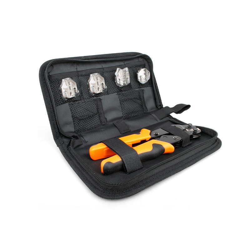 SN多功能压线钳快速免拆换钳口冷E压端子钳插簧压接钳电工钳套装