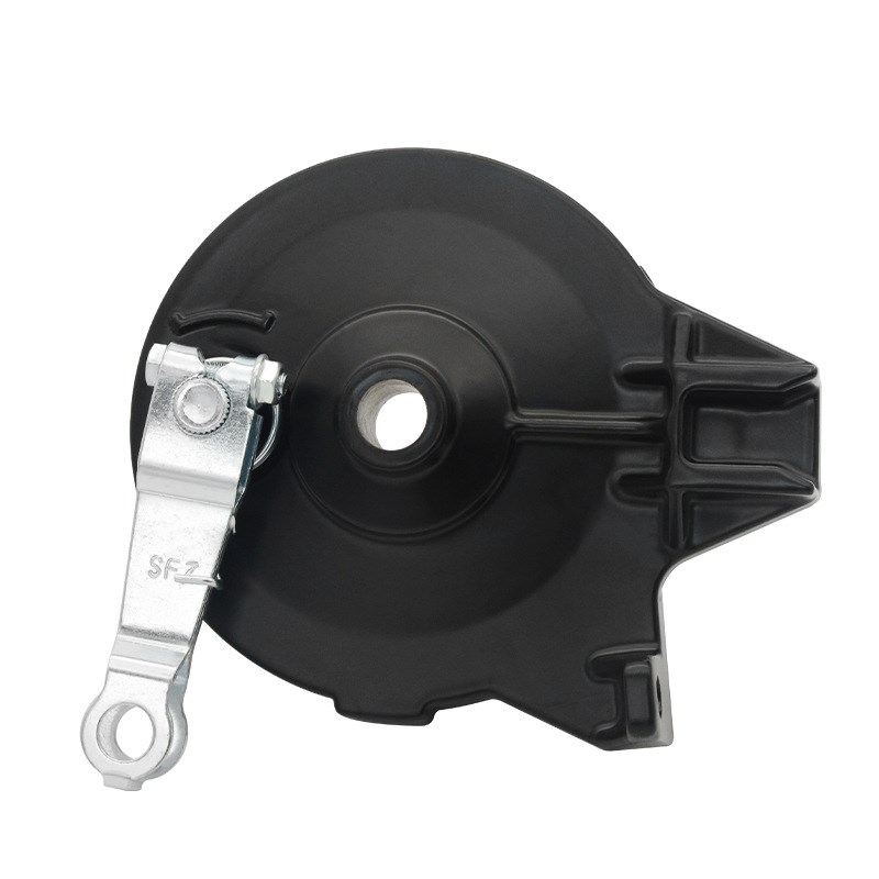 新国标电动车后鼓盖刹车边盖w电摩爱玛卡槽式鼓刹总成带刹车片右