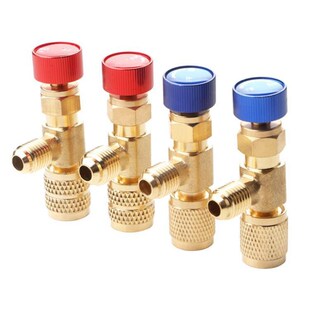 空调加氟防冻手安j全阀 R410免漏氟冷媒加注接头R22空调加液安全