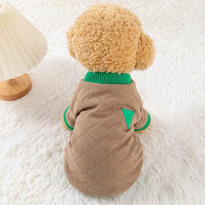 狗狗冬天衣服2026新款中型犬保暖加厚外出防脏高级感酷帅冬装棉衣