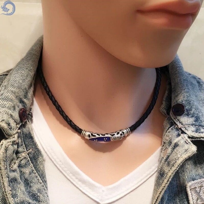 甲状腺术后遮挡疤痕刀口项链男士锁骨链日韩学生挂件潮人脖子饰品