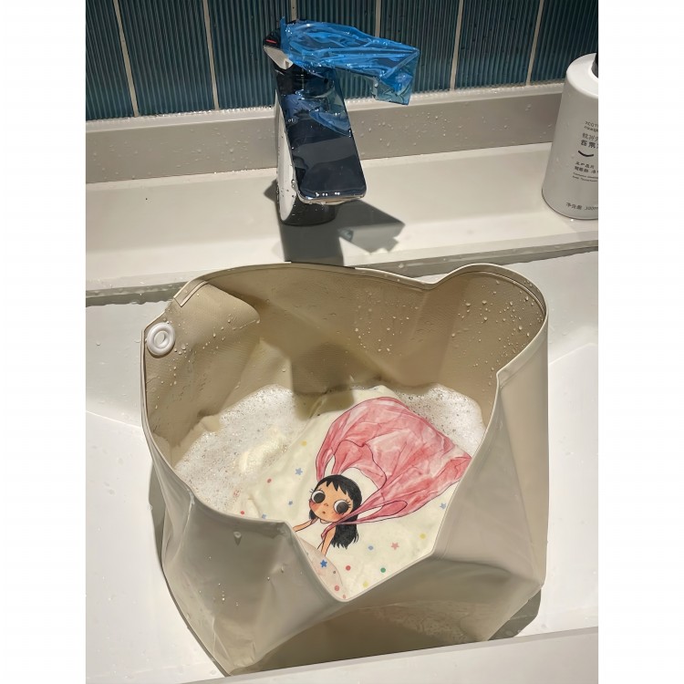 旅行洗衣服神器便携式可折叠水盆洗衣桶多功能大容量泡脚桶洗漱盆