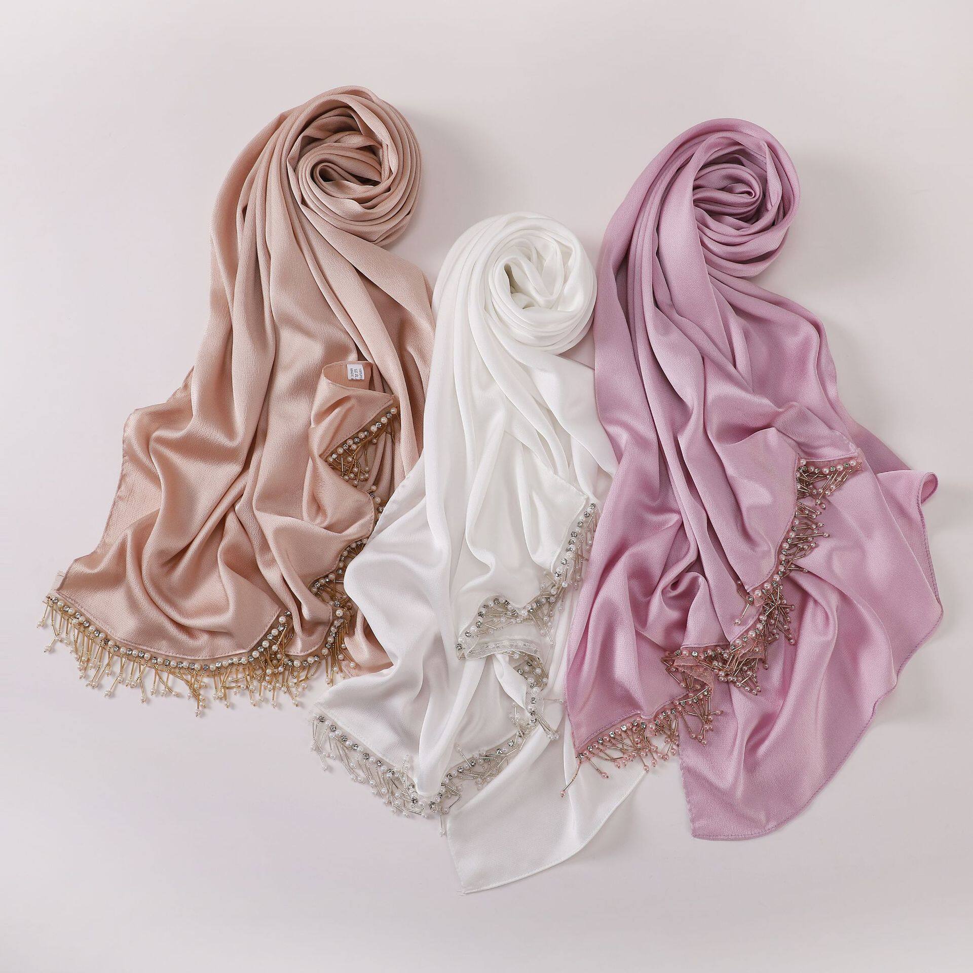 韩版小众刺绣长款蕾丝镂空印花丝巾围巾围脖披肩女时尚网红百搭