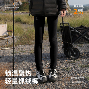 内胆长裤 摇粒绒裤 休闲百搭冲锋裤 加绒保暖抓绒裤 子女2025秋冬新款