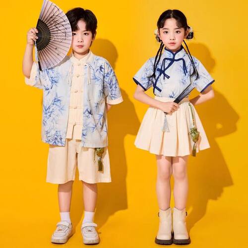 六一儿童演出服女童汉服