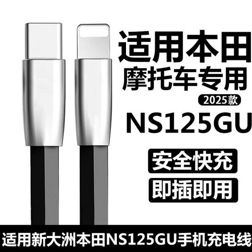 新大洲本田NS125GU摩托车充电线