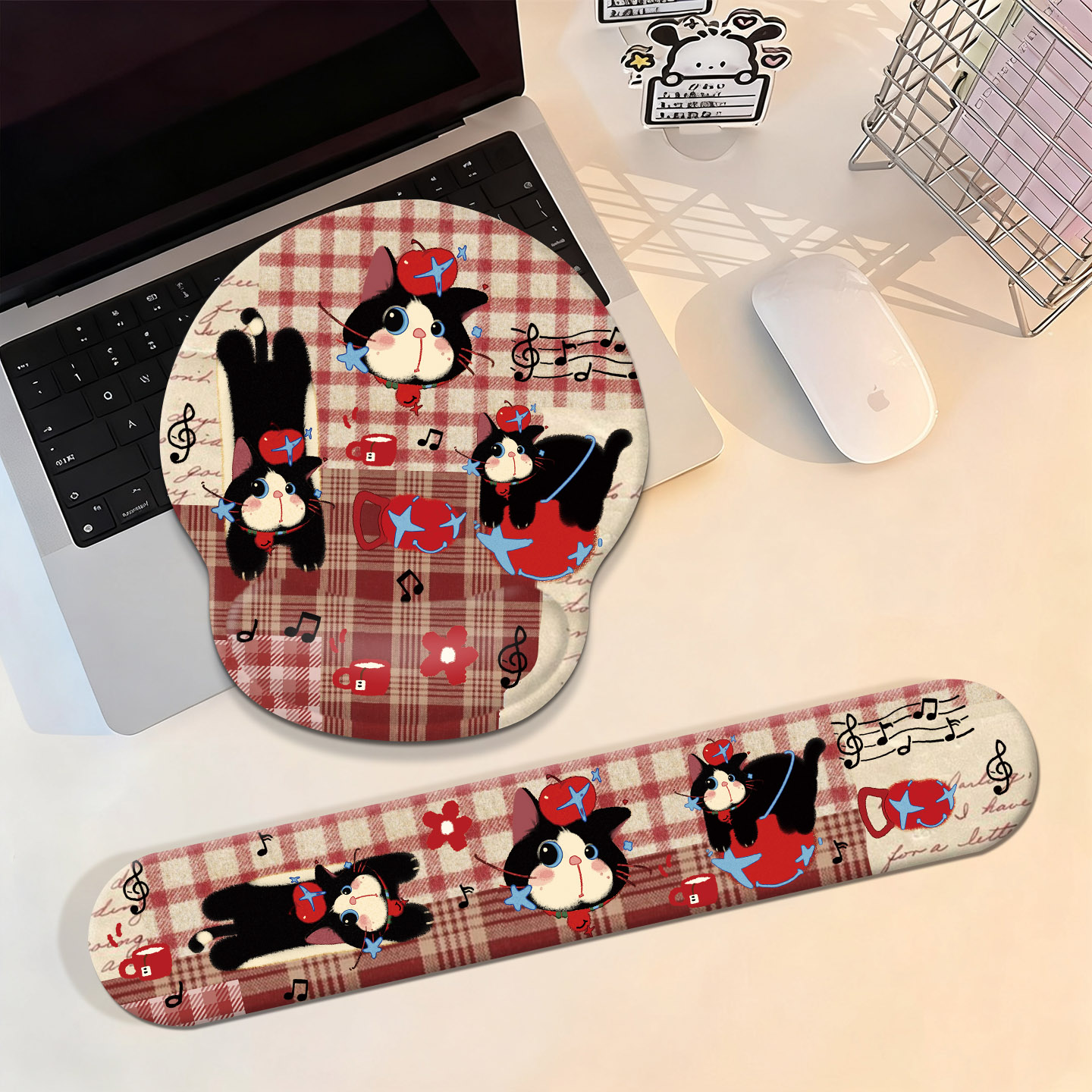 硅胶立体柔软防滑护腕鼠标垫