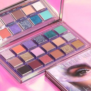 网红18色眼影盘大地色哑光防水珠光沙漠水星逆行平价学生眼影ins