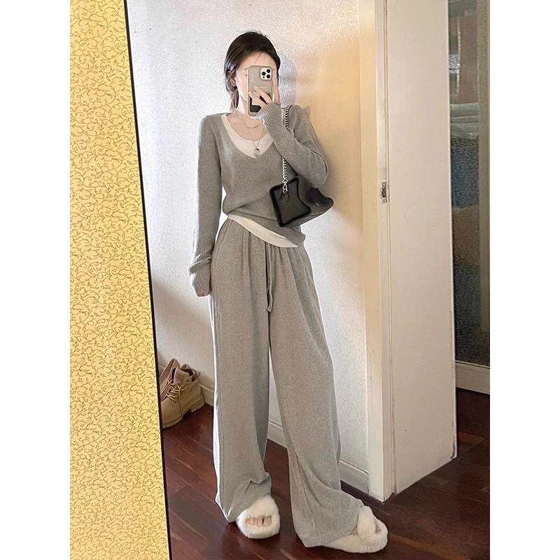 JOYIASS大码女装搭配一整套早秋盐系奶系穿搭胖妹妹茶里茶气减龄