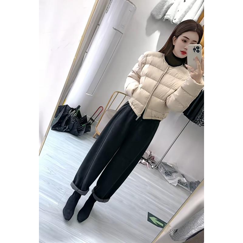 JOYIASS桔梗法式两件套秋冬新款美式纯色百搭气质服外套高腰显瘦