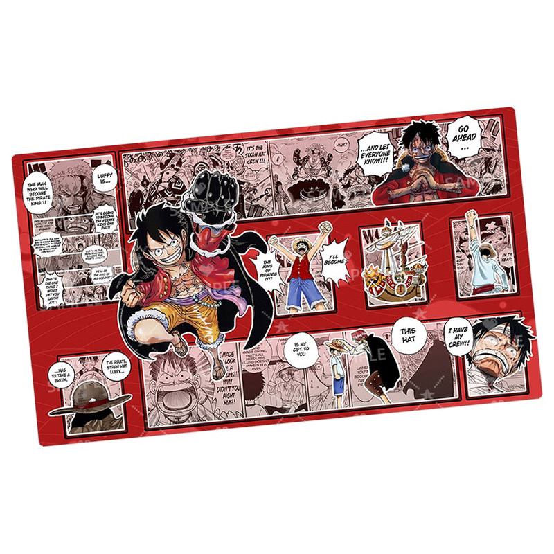 OPCG卡垫路飞DIY海贼桌垫航海王桌游决斗卡牌垫playmat定制