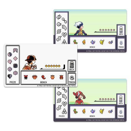 PTCG像素卡垫对战桌垫DIY