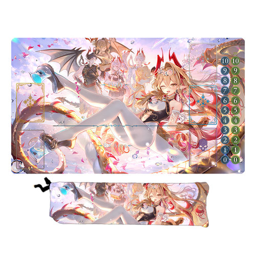 影之诗卡垫DIY金龙娘SVE金色威信桌垫橡胶桌游卡牌垫playmat定制