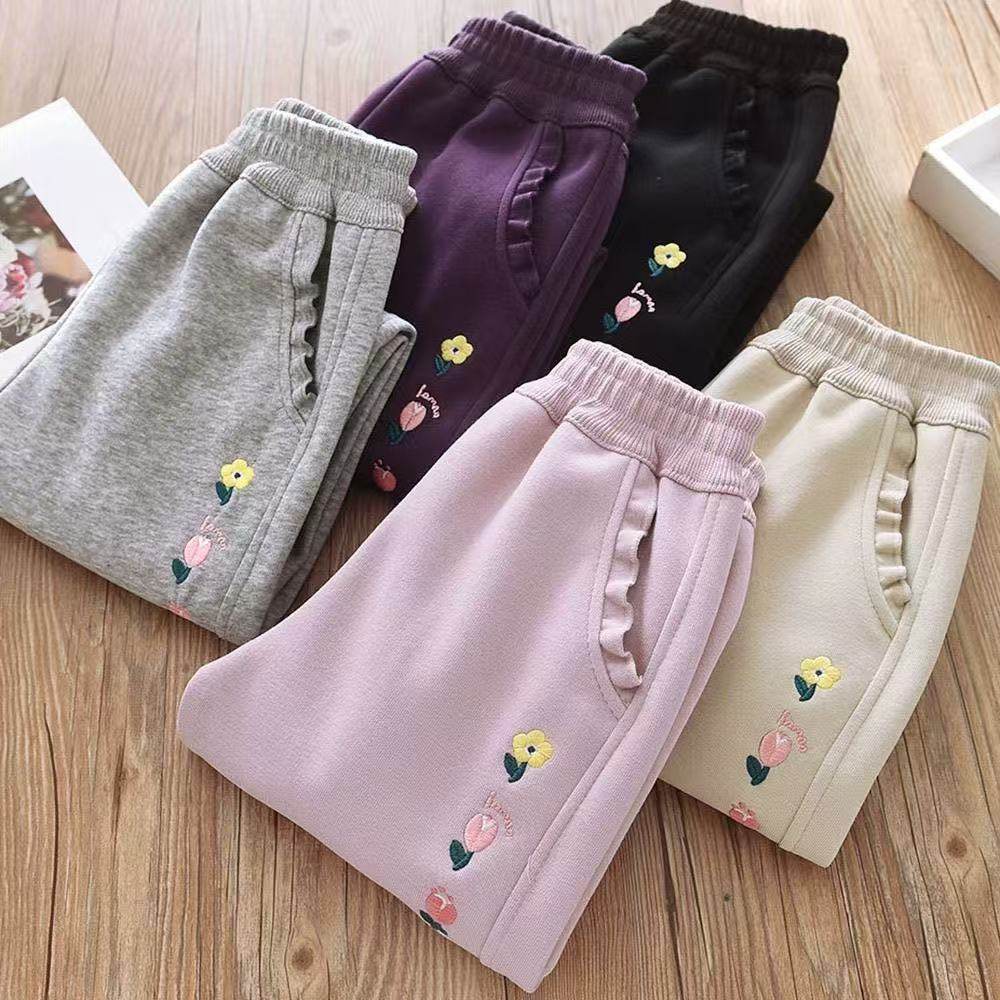 春秋女童裤子外穿女童卫裤加绒加厚一体绒运动裤松紧腰休闲长裤,女装/女士精品,卫裤,淘宝优惠券,粉丝福利购,淘宝优惠卷