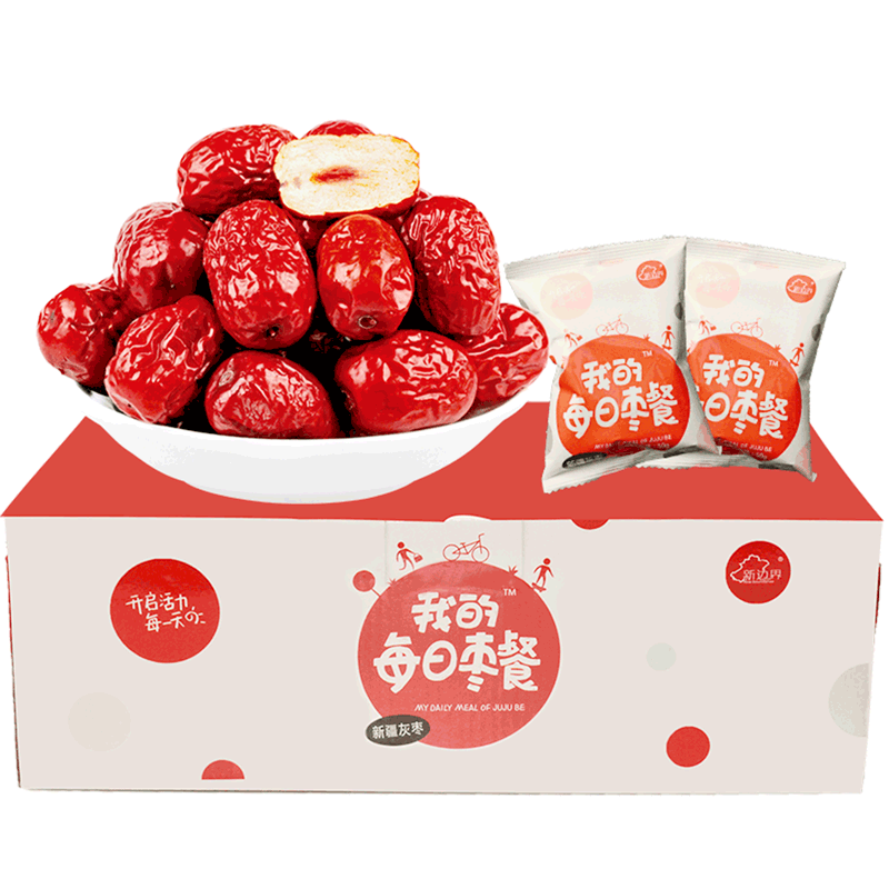 新邊界包郵新疆特產(chǎn)紅棗棗子一級(jí)