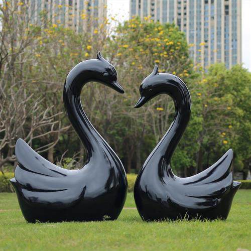玻璃钢白色天鹅爱心雕塑园林景观装饰品水池公园户外庭院草坪摆件,家居饰品,户外/庭院摆件,淘宝优惠券,粉丝福利购,淘宝优惠卷